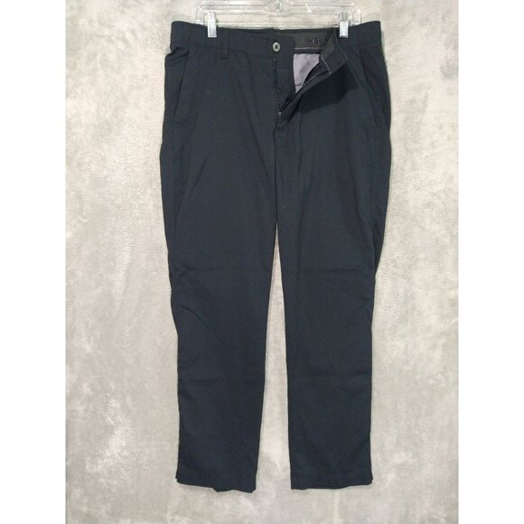 Under Armour UA Pants Mens 36x30 Black Showdown Golf Slim Leg Lightweight Golf - Picture 1 of 11